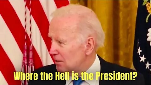 BIDEN: "Every time I hear 'the president of the United States,' I say 'Where the hell is he?'"