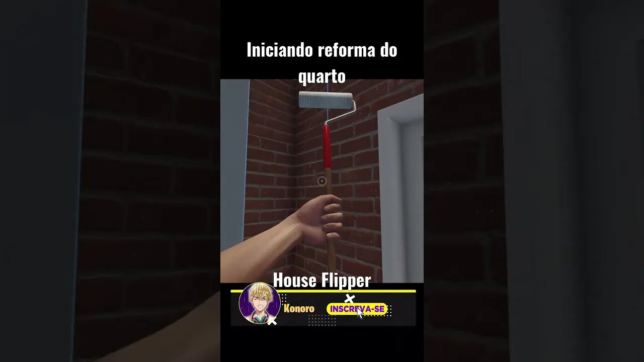 Iniciando reforma de um quarto no House Flipper #reforma #houseflipper #games #gameplay