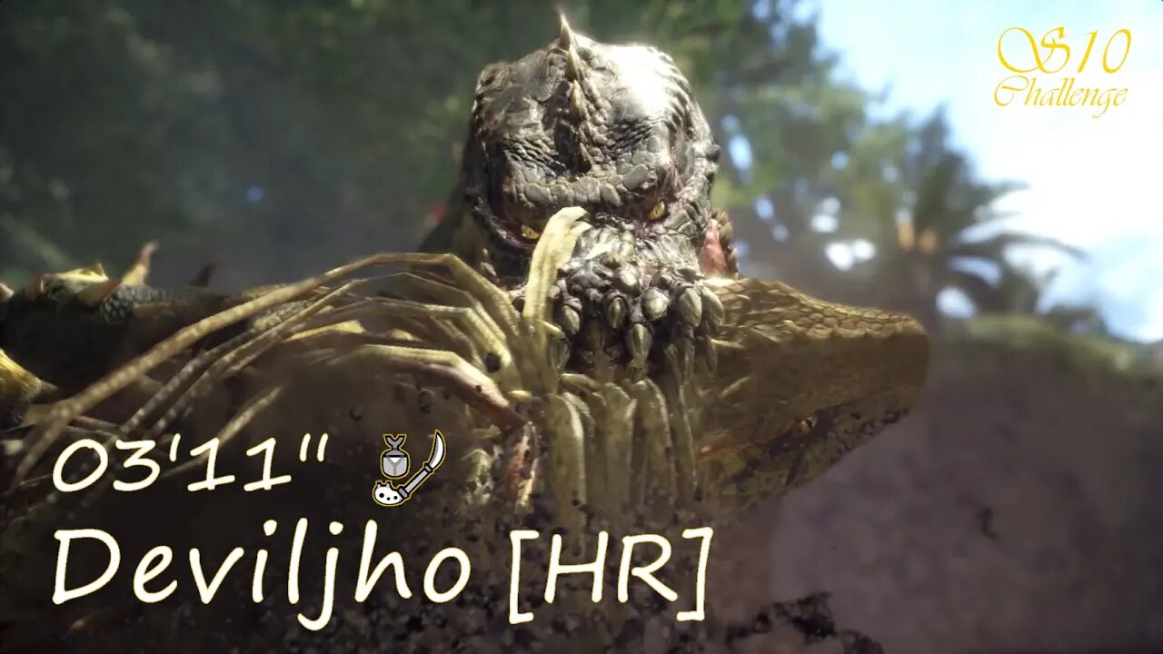 Deviljho [HR] (03'11'') | Insect Glaive | Monster Hunter World: Iceborne | "Sub 10 Challenge"