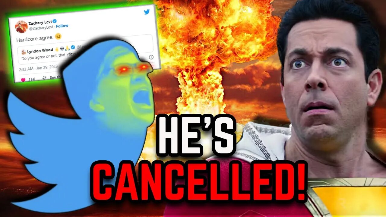 Zachery Levi CANCELLED! | Anti-Pfizer tweet TRIGGERS Twitter!