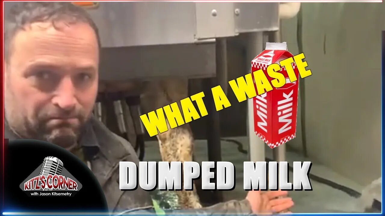 Ontario Farmer told to dump 30K litres of milk while Grocery prices soar.