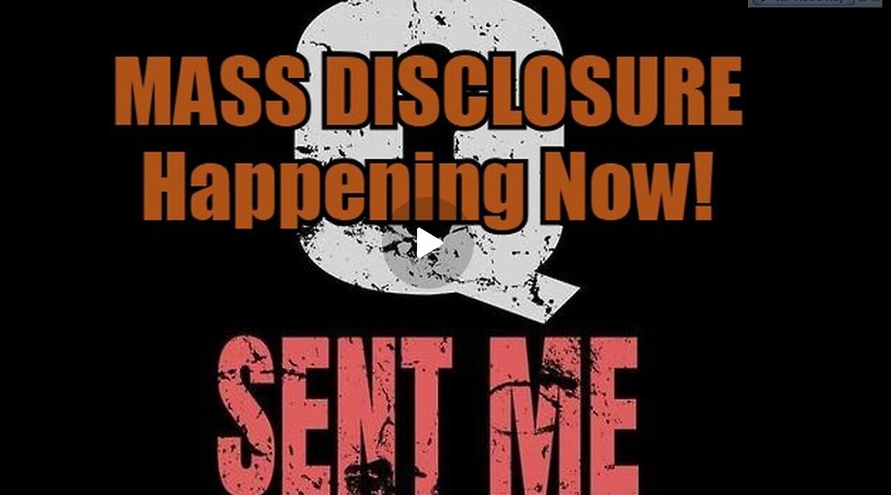 BREAKING- MASS DISCLOSURE Happening Now!!! - Dec 3.