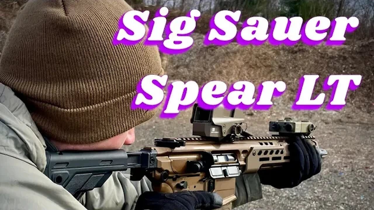 SIG SPEAR LT in the 11.5 5.56. The FUTURE of the military and MCX