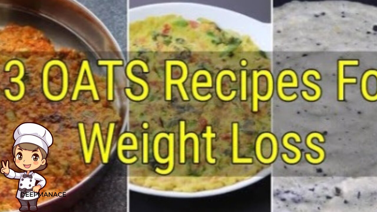 3 Healthy INSTANT Oats Recipes For Weight Loss - Oats Recipes For Breakfast/Dinner