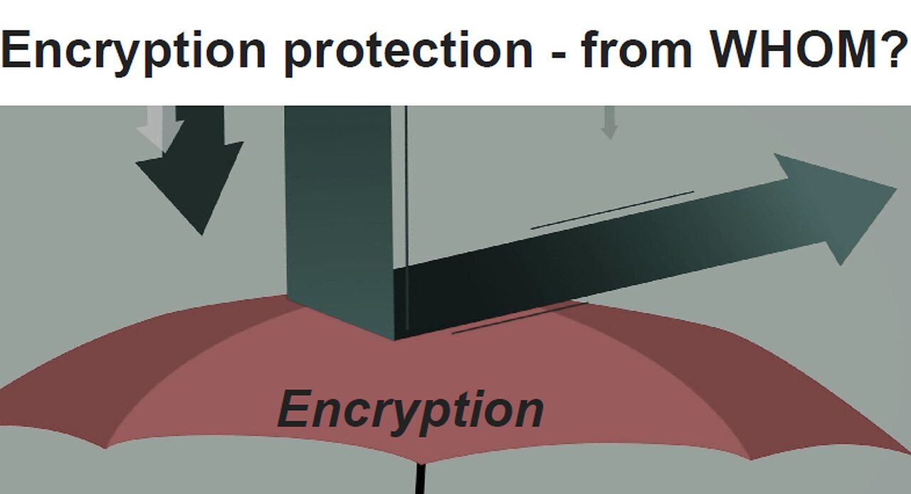 Encryption protection - from WHOM?