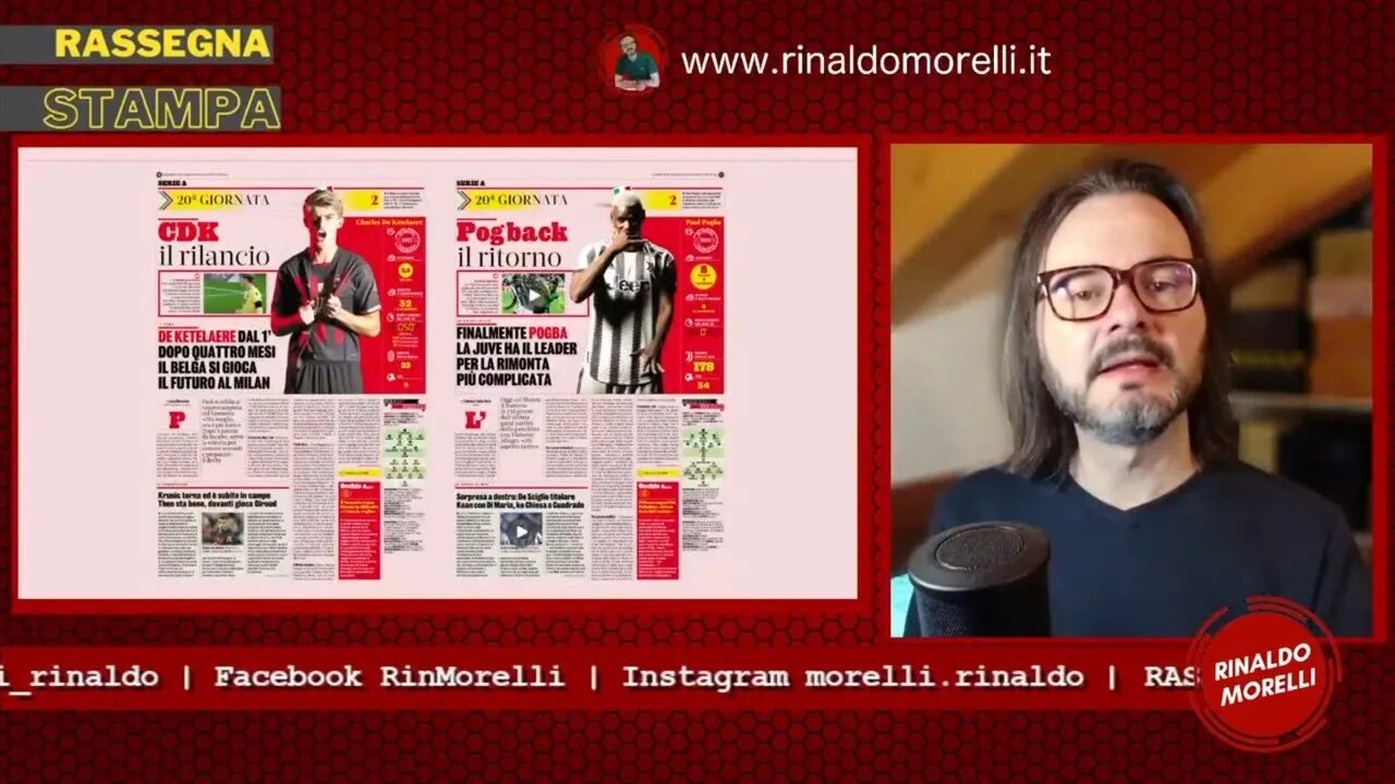 Rassegna Stampa 29.01.2023 #253 - Inter e Atalanta corsa Champions, oggi il Milan e il derby del sud