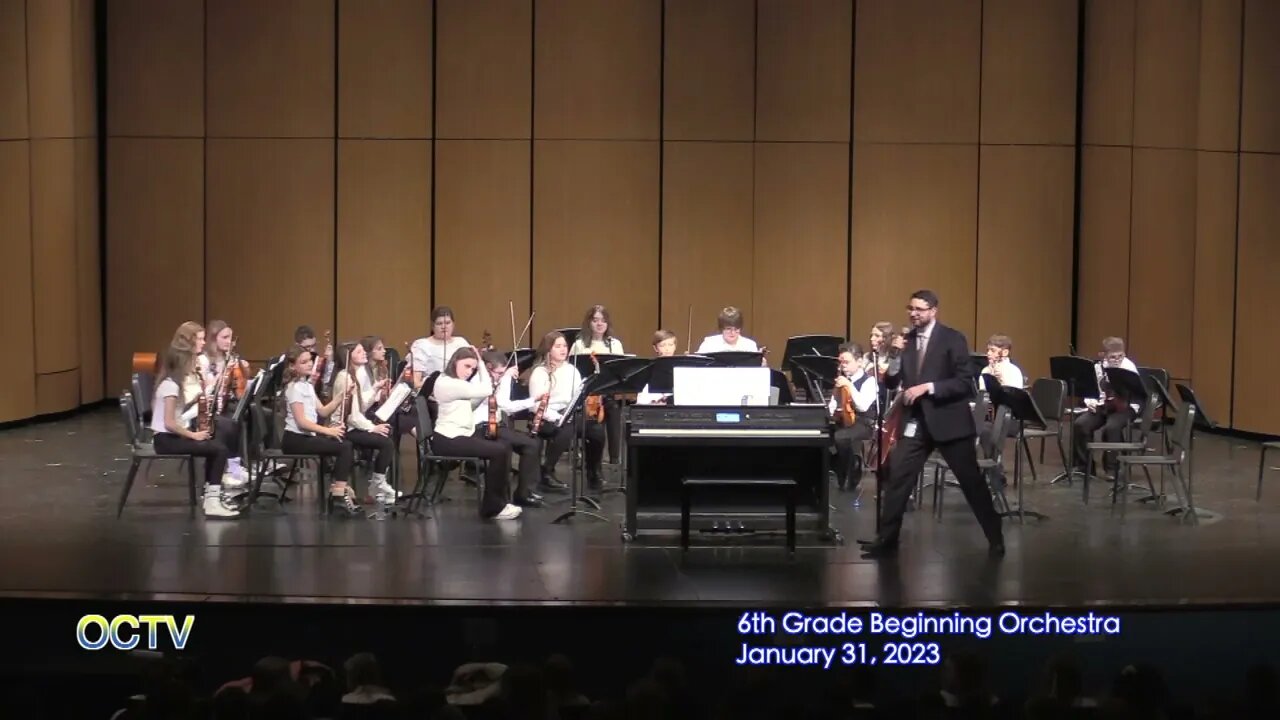6th Grade Beginning Orchestra 1/31/23
