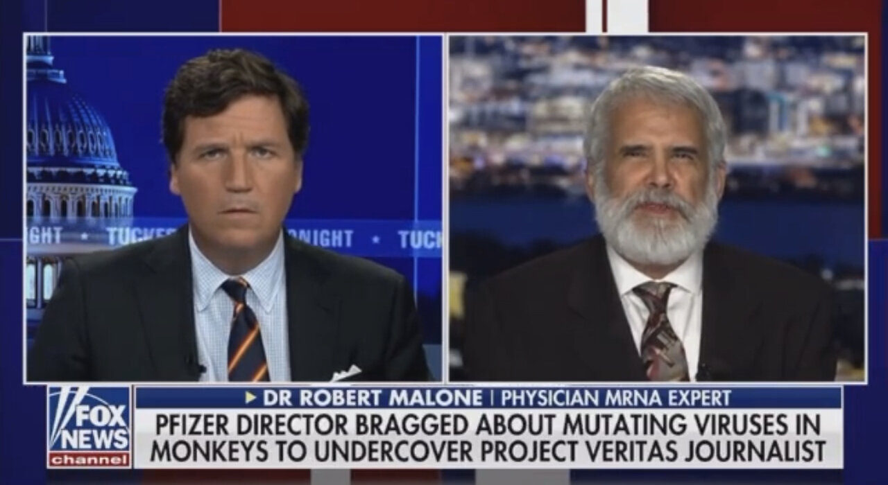 Dr. Robert Malone Joins Tucker to Discuss the Project Veritas Video Exposing Pfizer