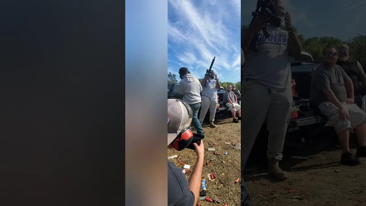 Weekend shoot off with sons and friends