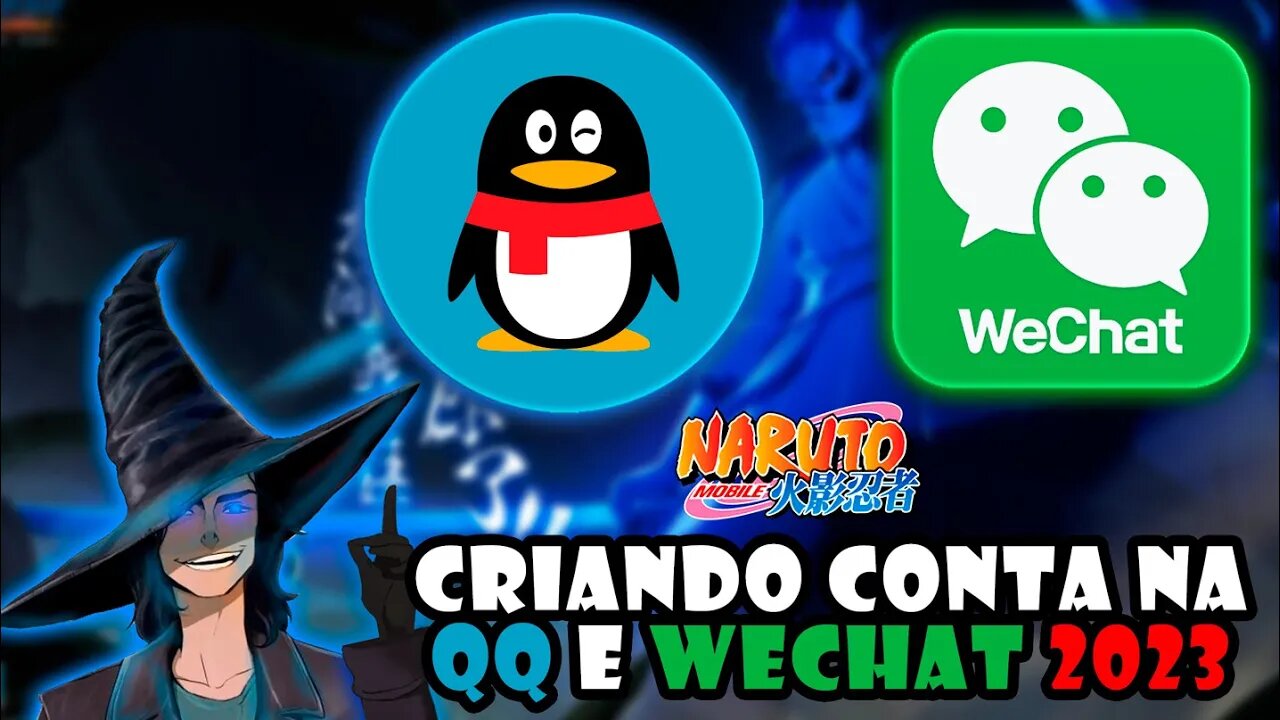 COMO CRIAR UMA CONTA NA QQ E WECHAT 2023 [TUTORIAL] #tomoyosanbruxao #qq #wechat #narutoonlinemobile