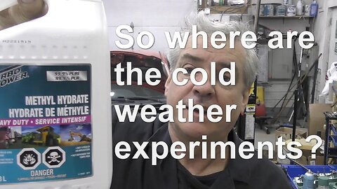 So what about the cold weather experiments?