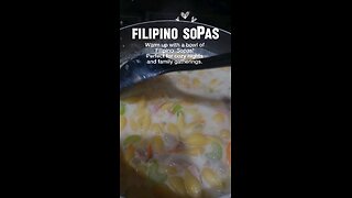 🍲 Craving comfort food? Dive into a bowl of Filipino Chicken Sopas! 🥣