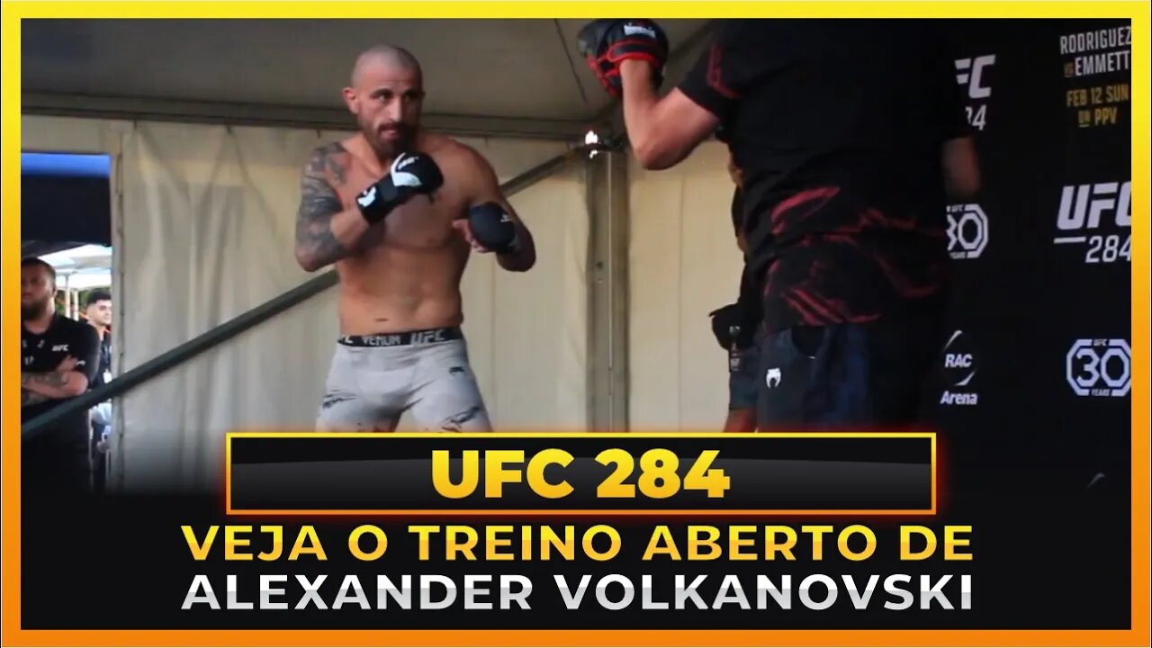 TREINOS ABERTOS - UFC 284 - ALEXANDER VOLKANOVSKI