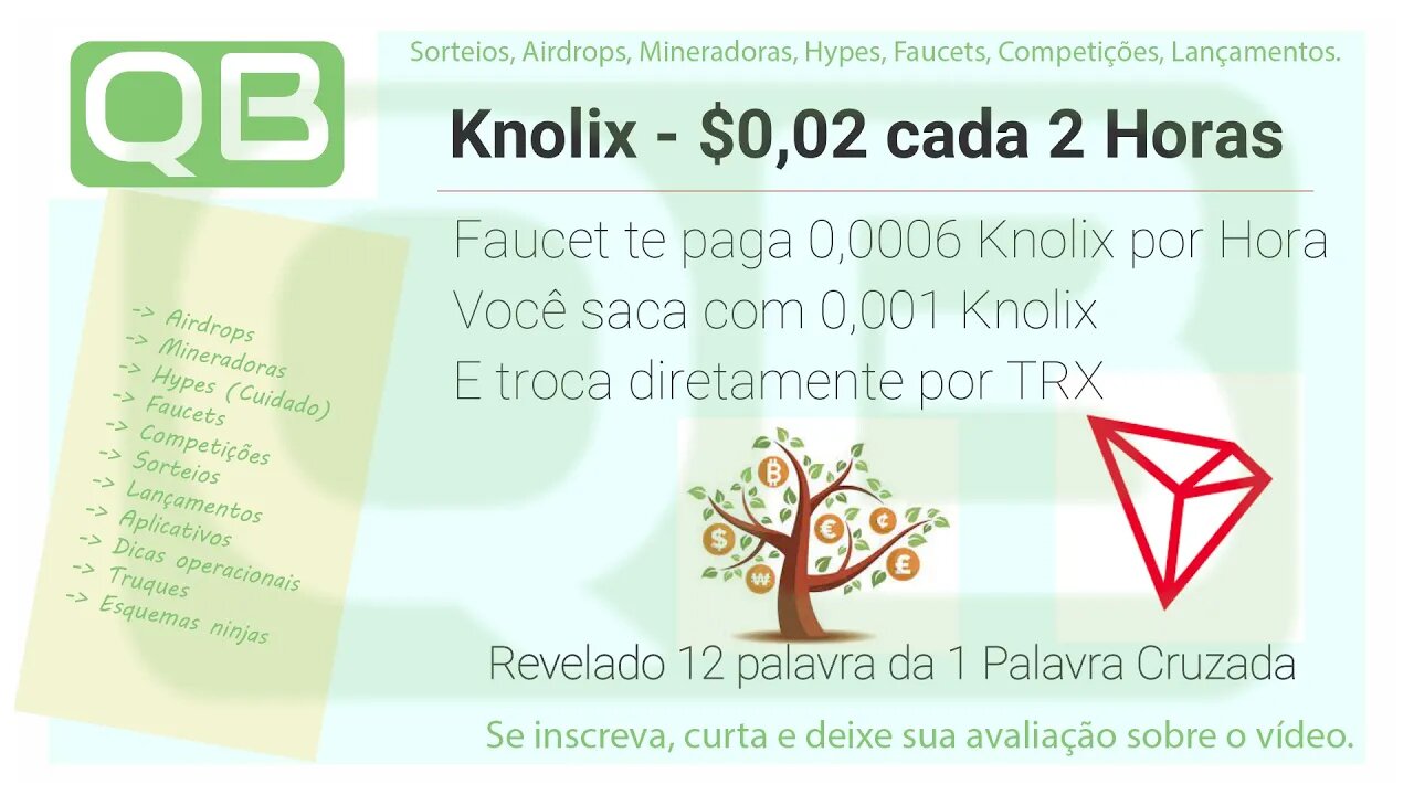 #Faucet - #Knolix - A cada 2 horas - Saque $0,02