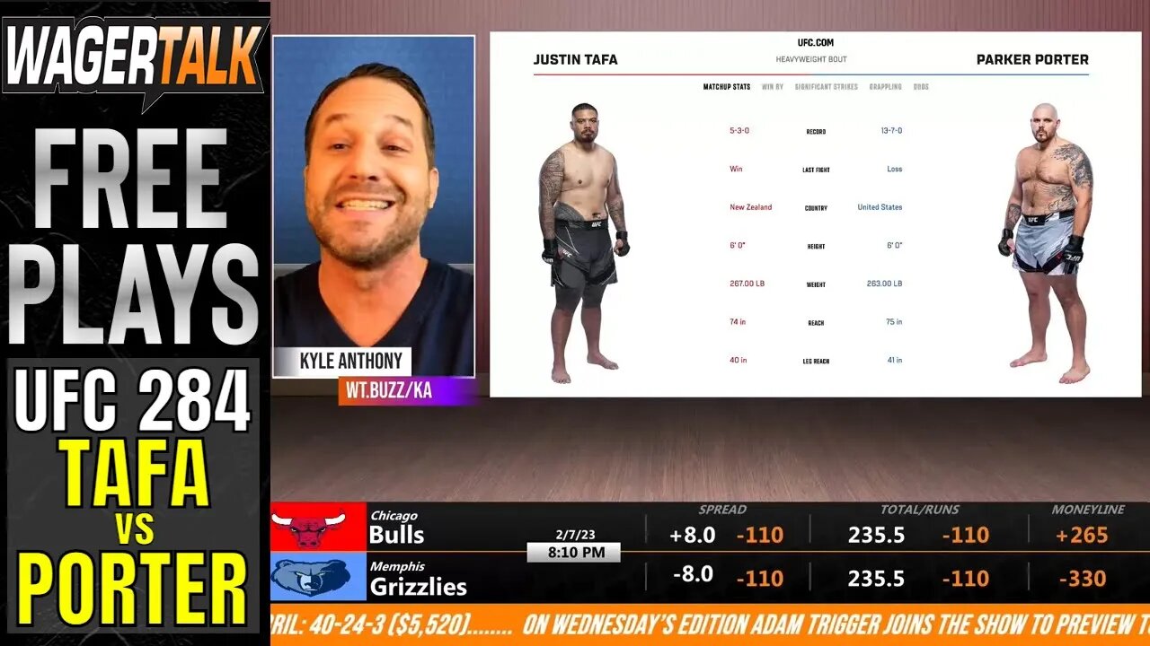 UFC 284 Picks, Predictions & Odds | Justin Tafa vs Parker Porter Pick | UFC 284 Free Play