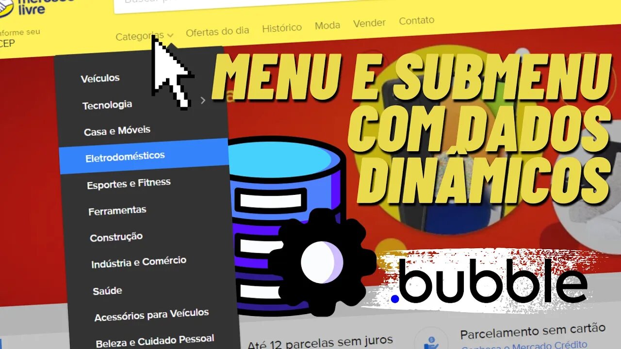 Criando Menu Dinâmico no Bubble.oi com Ações de Hover e Grupo Focus