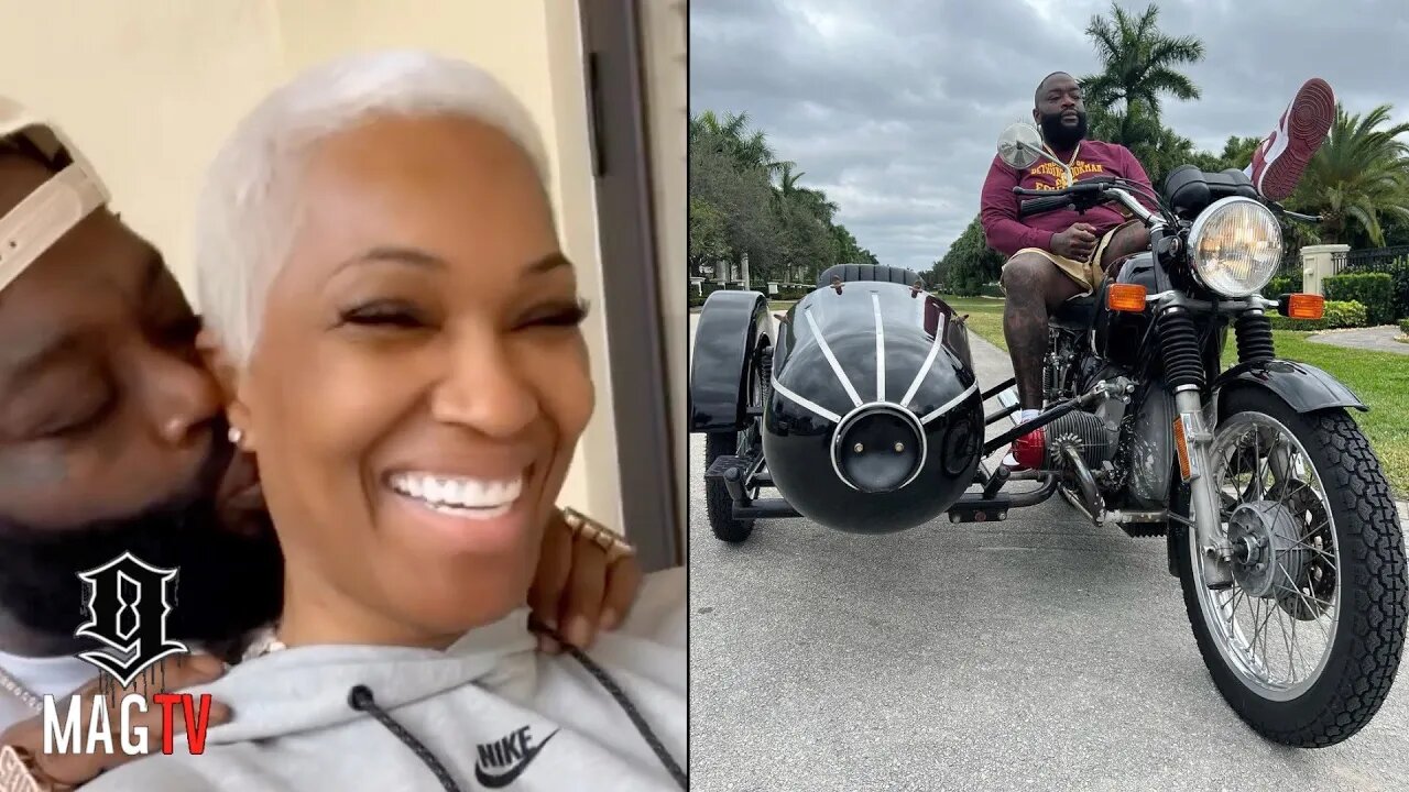 Rick Ross Considers Picking Date Up In A Sidecar Motorcycle To Celebrate His 47th B-Day! 🏍