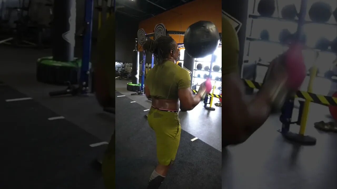 You can find me on the heavy bag 👑