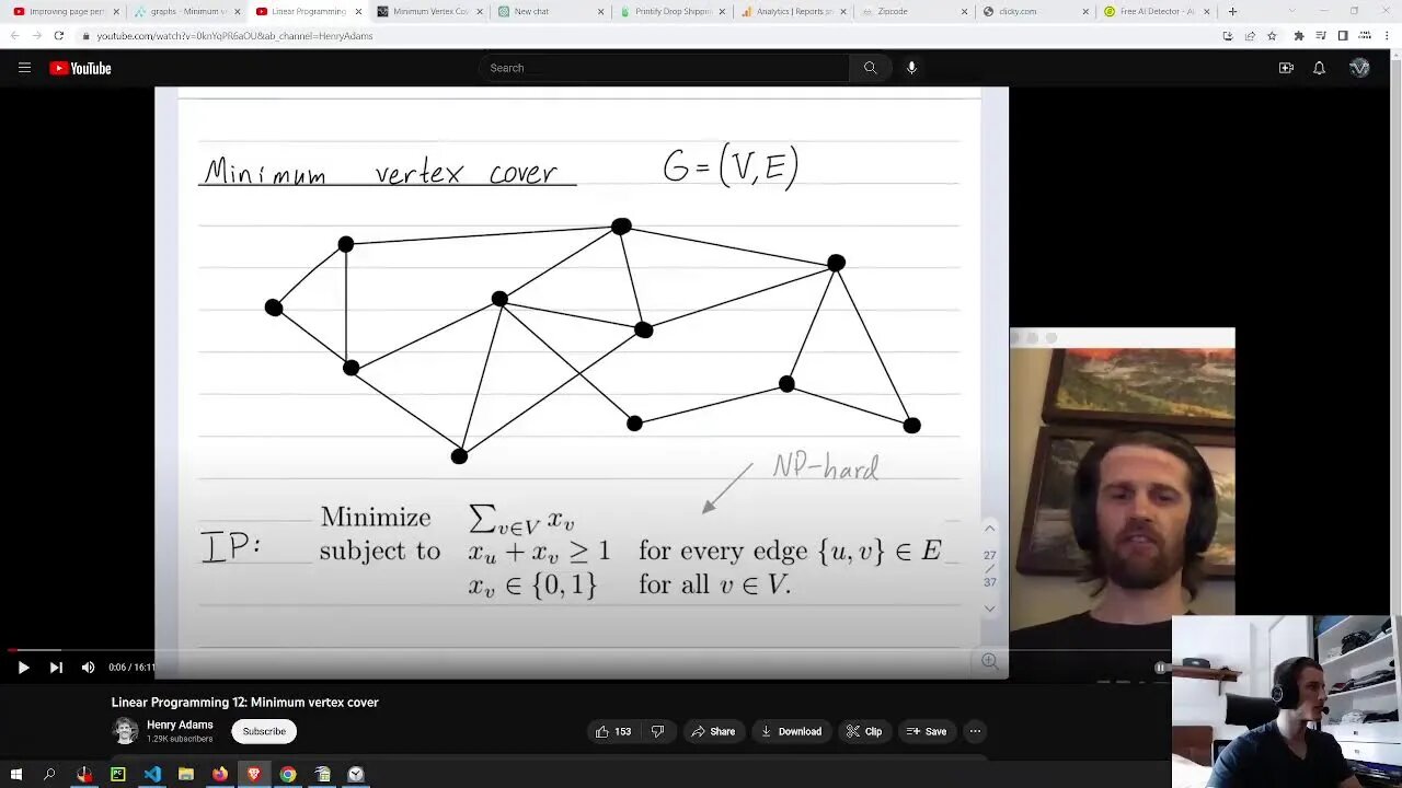 Reviewing articles | Minimum Vertex Cover | Data Structures