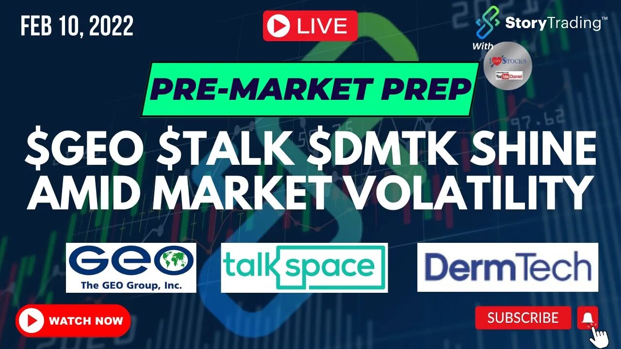 2/10/23 Pre-Market Prep: $GEO $TALK $DMTK Shine Amid Market Volatility