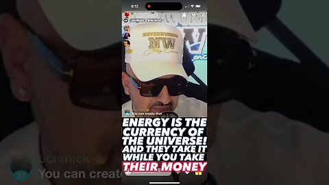 ENERGY IS THE CURRENCY OF THE UNIVERSE