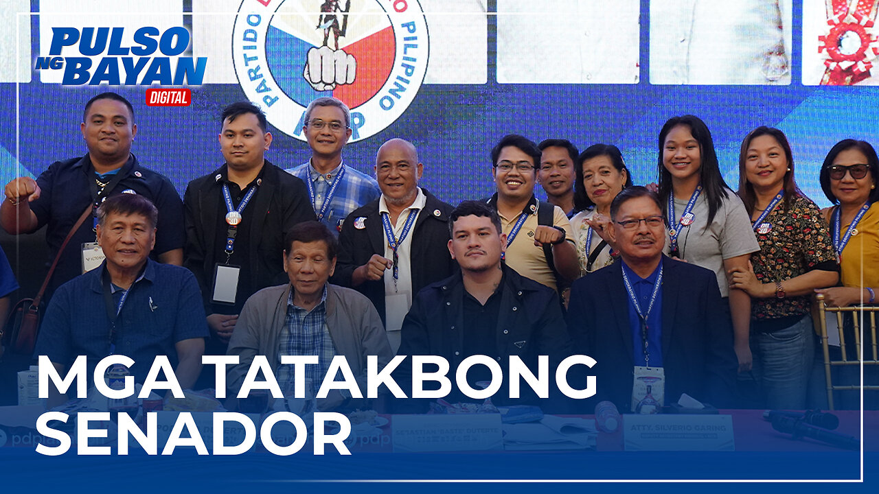 Mga tatakbong Senador sa 2025 elections, sunod-sunod na ang anunsyo