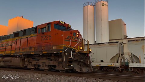 Grain Train for Union Pacific and BNSF H1 - Hinckley Sub