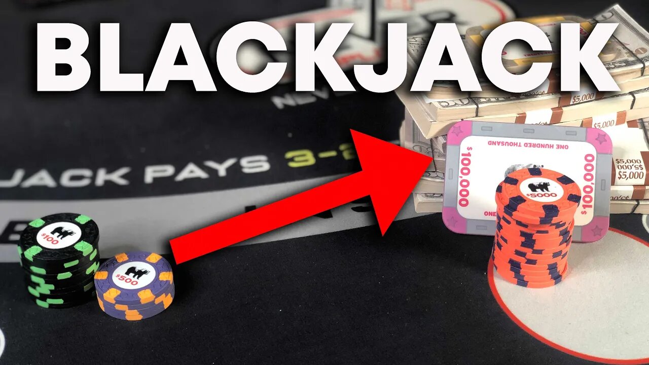 From $2500 to $100,000 + Blackjack - Best Run Ups Ever from Never Split10s #132