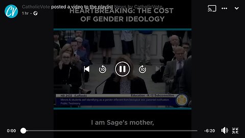 Transgender Ideology damages children: Sage story