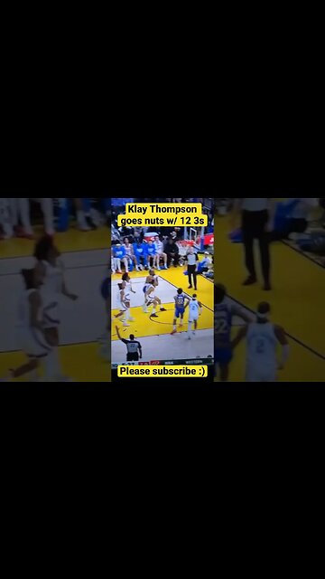 Klay Thompson all 12 3’s in 42 point performance! #nba #klaythompson #shorts