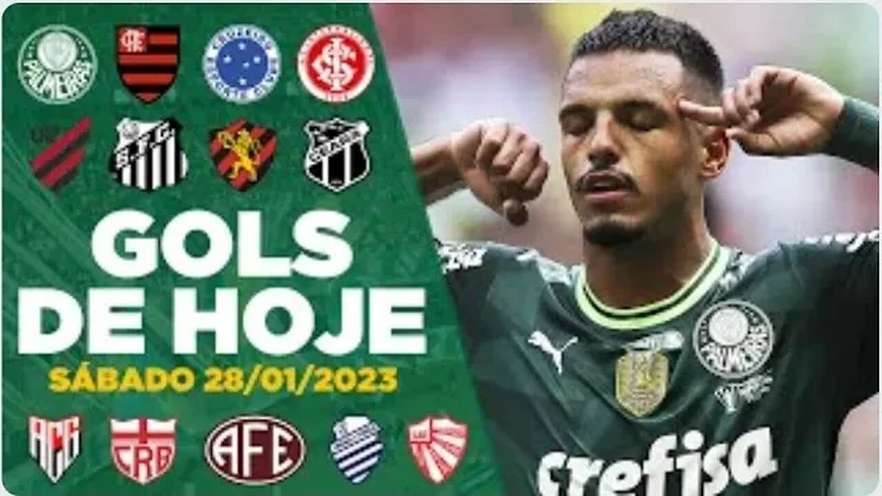 TODOS OS GOLS DESTE SÁBADO 28/01/2023 GOLS DO DIA, GOLS DE HOJE, GOLS DA SUPERCOPA DO BRASIL 2023