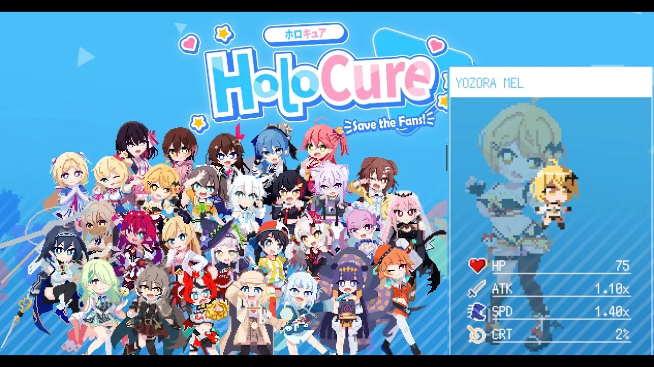 HoloCure: Stage 3 Halloween Castle with Yozora Mel