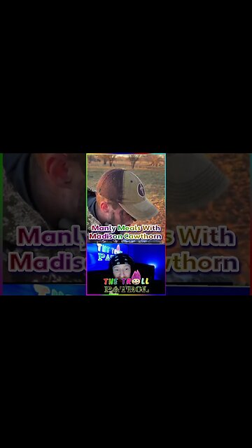 😂 MANLY MEALS w Madison Cawthorn 😂 Former Congressman Chows Down On Raw Meat While Hunting #shorts