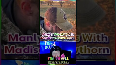😂 MANLY MEALS w Madison Cawthorn 😂 Former Congressman Chows Down On Raw Meat While Hunting #shorts