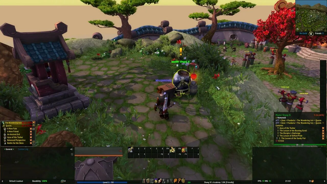 World of Warcraft Mists of Pandaria The Lesson of the Sandy Fist