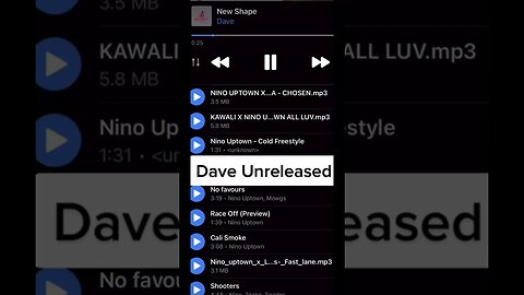 Dave 2023 LEAKED - New Shape