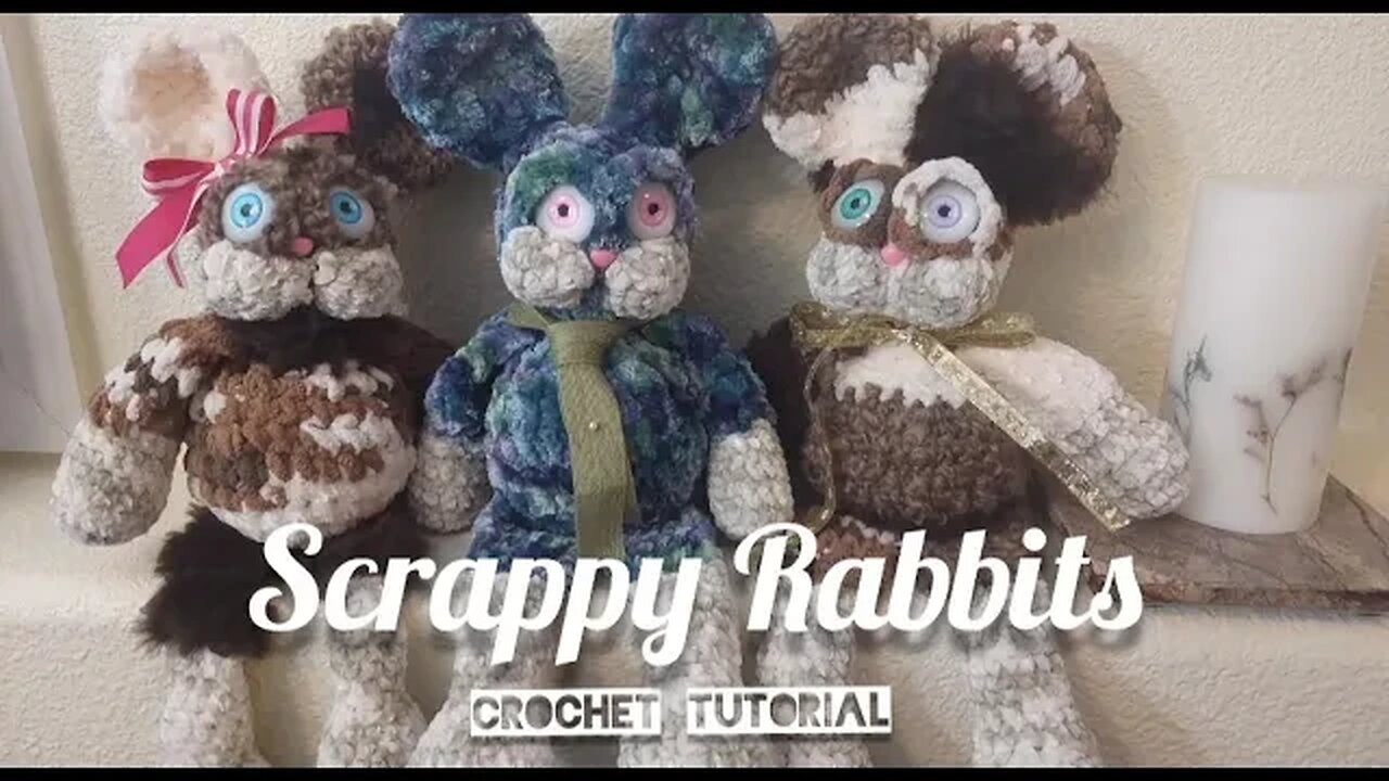 Crochet Rabbit Bunny Plushy Amigurumi Tutorial (Beginner Easy, Advanced Satisfaction 😉😊)