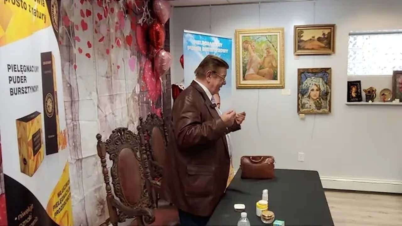Prelekcja Slawka Dabkowskiego W NJ
