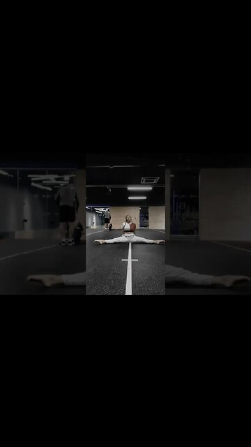 Side splits fun in the gym #shorts