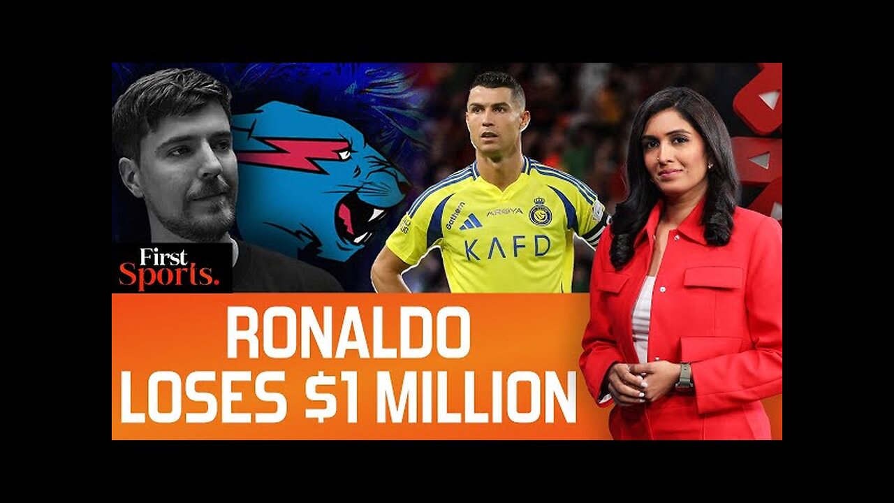 Ronaldo Loses $1 Million, Defeated In MrBeast's Football Event | First Sports With Rupha Ramani