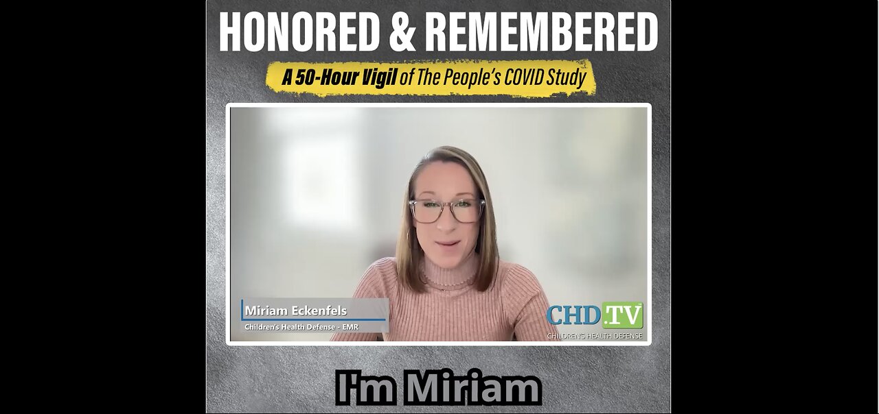 Miriam Eckenfels-Garcia: “Honored & Remembered: A 50-Hour Vigil of The People’s COVID Study”