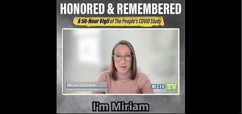 Miriam Eckenfels-Garcia: “Honored & Remembered: A 50-Hour Vigil of The People’s COVID Study”