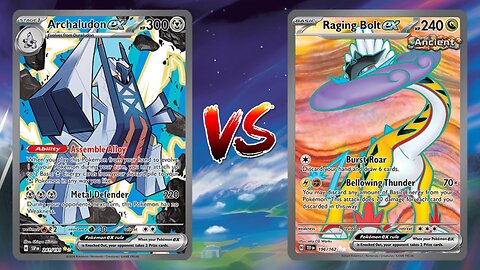 Pokemon TCG Live Archaludon EX Gastrodon VS Raging Bolt EX Ogerpon EX!!