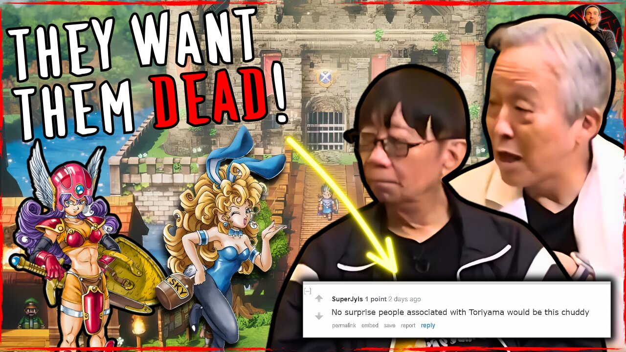 Dragon Quest Creator Interview REMOVED! Woke Crybabies Want Him DEAD!