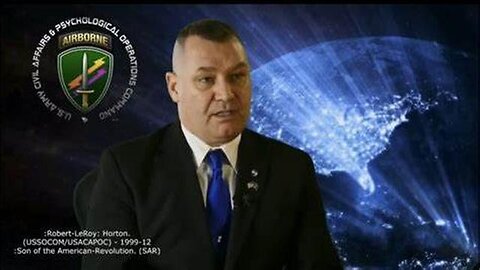 U.S. ARMY SGT. ROBERT HORTON CONFIRMED PENTAGON PEDOPHILE TASK FORCE THROUGH DoD JAG