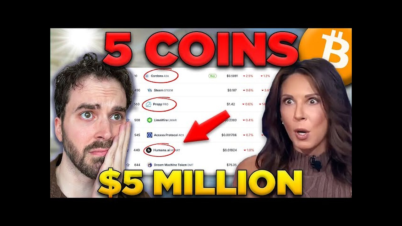 URGENT Bitcoin News Update (5 Crypto Coins To Buy Now Before $100k BTC?)