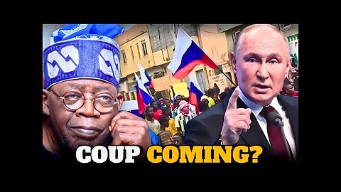 Nigerians Take To The Streets, Waving Russian Flags!