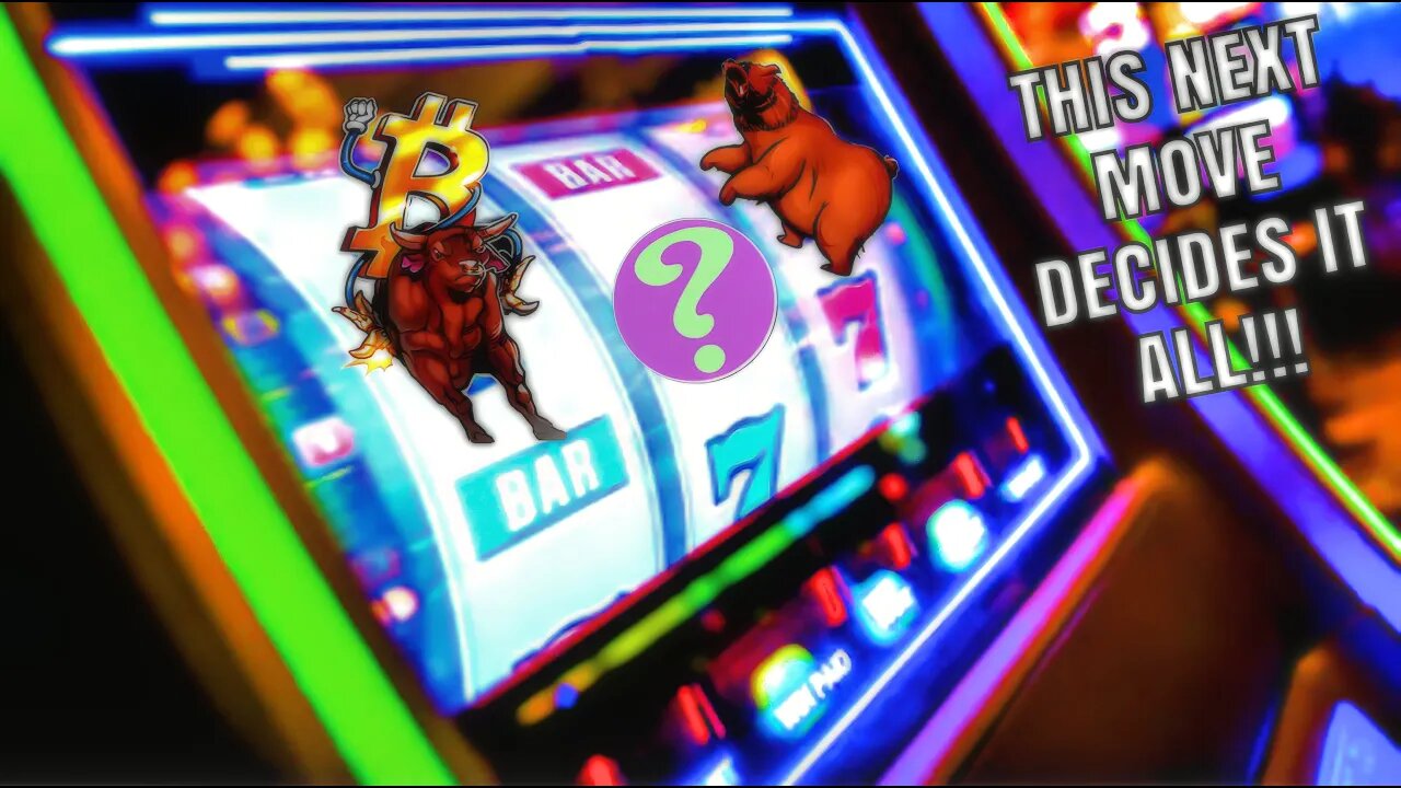 THE #CRYPTO SLOTS SPIN... WHAT'S NEXT: BULL HORNS OR BEAR CLAWS!? *NEXT MOVE DECIDES ALL, TICK-TOCK*