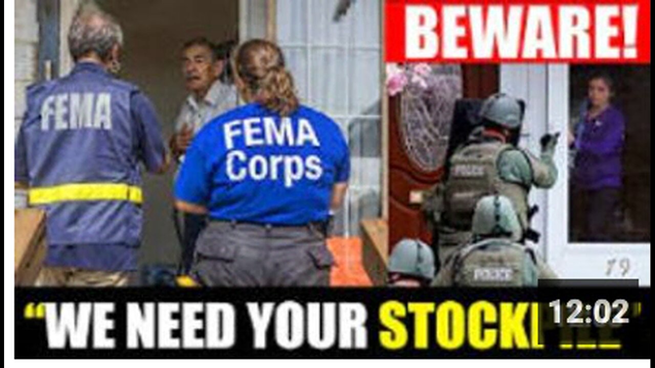 DO THIS NOW...When FEMA Knocks on Your Door!