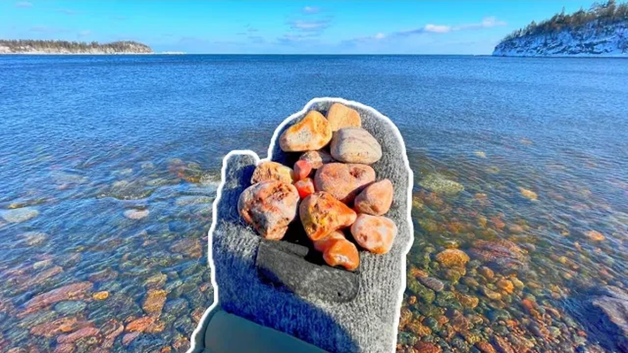 Winter Agate Hunting | Lake Superior Rockhounding